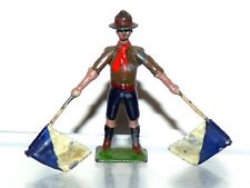 UC11 Britains Boy Scout Semaphore Signaller VGC - arms do not stay up unaided for sale  Shipping to South Africa