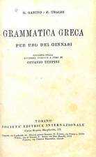 Grammatica greca per usato  Italia