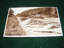 VINTAGE POSTCARD RIVER DART STEAMER BOAT PASSENGER PLEASURE TOTNES DARTMOUTH , used for sale  Shipping to South Africa