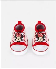 Bebé recién nacido niño niña zapatos cochecito Disney's Minnie Mouse entrenadores entrenadores 0-18 segunda mano  Embacar hacia Argentina