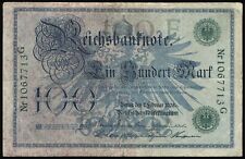 Banknote germany 1908 for sale  Shipping to Ireland