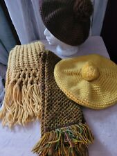 set knitted scarf hand hat for sale  Columbus