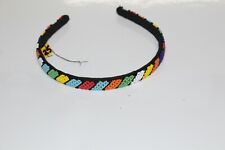 African Zulu beaded  Alice band - Multi color  #25, used for sale  Shipping to South Africa