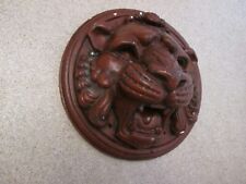 VINTAGE LARGE ROARING LION HEAD CERAMIC WALL PLAQUE for sale  Shipping to South Africa