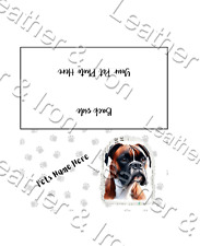 Capa de talão de cheques de vinil foto personalizada/personalizada boxer comprar usado  Enviando para Brazil