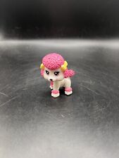 Brinquedo miniatura My Pet Pals poodle branco cachorro cabelo rosa olhos cabeça vira arcos amarelos comprar usado  Enviando para Brazil