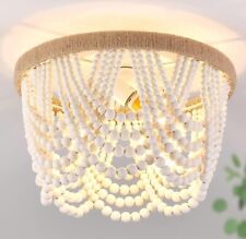 Wood bead chandelier for sale  Corona