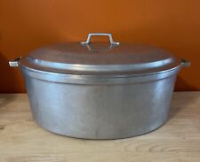 Used, Vintage Miracle Maid Cookware Aluminum Roaster Dutch Oven With Lid Pot for sale  Shipping to South Africa