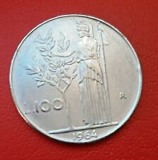 Usato, Rara moneta 100 lire minerva 1964 repubblica italiana usato  Varese