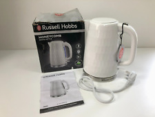 Russell Hobbs Honeycomb Kettle 26050  1.7L Textured Rapid Boil 3000W White New for sale  Shipping to South Africa