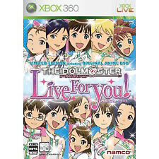 Sem Capa Xbox360 The Idolm@Ster Live For You Anime DVD Versão Pacote Panfleto, usado comprar usado  Enviando para Brazil