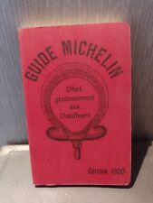 Guide michelin 1900 d'occasion  Pouilly-sous-Charlieu