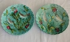 French majolica plates d'occasion  Expédié en Belgium