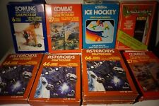 Lote completo de boliche Atari 2600 videogame caixa CIB Asteroids Combat comprar usado  Enviando para Brazil