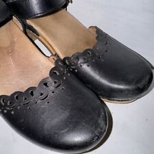 Dansko Marta Mary Jane Clogs, Size 38 Black US 7.5 for sale  Shipping to South Africa