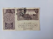 Znaczek pocztowy Polska 1962 Polskie Ziemia Północne Gdańsk stemplowane 12.9.62 na sprzedaż  Wysyłka do Poland