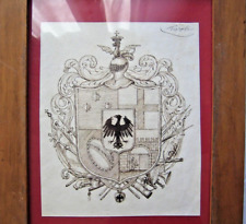 Disegno stemma nobiliare usato  Italia