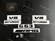 Gloss Black G63 Badges Package For Mercedes G63 AMG 2013-2023 models Exclusive for sale  Shipping to South Africa