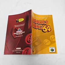 Donkey Kong 64 N64 Nintendo 64 manual livro de instruções APENAS - Muito bom comprar usado  Enviando para Brazil