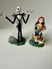 Estatuetas/topo de bolo JACK SKELETON AND SALLY THE NIGHTMARE BEFORE CHRISTMAS 3-4” comprar usado  Enviando para Brazil