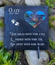 Personalised slate pet for sale  Shipping to Ireland