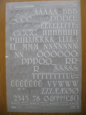 Letraset upp num for sale  Shipping to Ireland