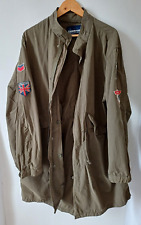 Men's Lambretta Parka With Detachable Lining Khaki UK Size Large Used, used for sale  Shipping to South Africa