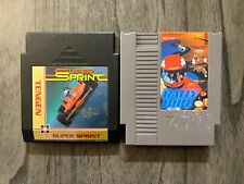 Dos juegos de carreras vintage de NES - Super Sprint y bicicleta de rally segunda mano  Embacar hacia Argentina