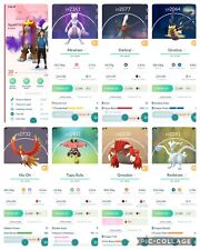 Pokemon Go Lv20| Darkrai Entei Mewtwo Giratina Groudon Hooh Moltres Reshiram for sale  Shipping to South Africa