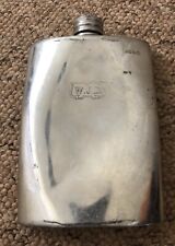 sheffield pewter hip flask for sale  WARE
