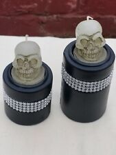 Skull candle candle for sale  WARRINGTON