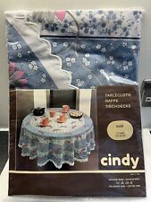 Used, Cindy Oval Dining Table Cloth|New|Size: 71”x 98” (180x250CM)|Plus 12 Napkins| for sale  Shipping to South Africa