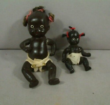 2 bonecas bebê bisque preto Japão irmã mais velha irmãzinha todas originais década de 1920 UAU! comprar usado  Enviando para Brazil