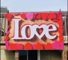 Love hearts banner for sale  Shipping to Ireland