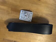 Kilt belt black for sale  GATESHEAD