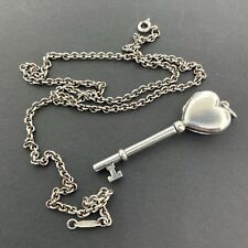 tiffany heart key necklace for sale  Severn