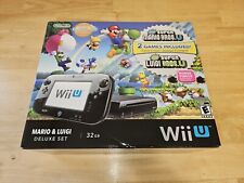 Super Mario Bros. Luigi Deluxe Set Wii U Console CIB Nintendo System for sale  Shipping to South Africa