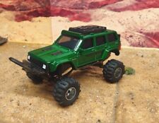 1/64 Lifted Hot wheels Jeep Cherokee Xj On Boggers Greenlight M2, used for sale  Shipping to South Africa