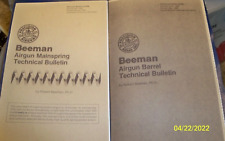 Boletim técnico de precisão Beeman - mola principal 8239M e cano de pistola de ar 8239C comprar usado  Enviando para Brazil