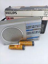 Usado, Rádio portátil Philips D1020 MW LW alimentado por bateria vintage retrô colecionável comprar usado  Enviando para Brazil