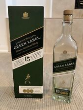 JOHNNIE WALKER GREEN LABEL SCOTCH WHISKY EMPTY 750ml BOTTLE w/BOX for sale  Shipping to South Africa