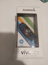 Garmin VivoFit 2 rastreador de atividade preto azul porta USB fitness corrida corrida comprar usado  Enviando para Brazil