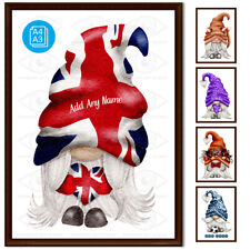 Personalised gnomes posters for sale  STOCKTON-ON-TEES