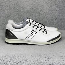 Męskie buty golfowe Ecco Biom Hybrid 2 rozmiar 45 US 11-11.5 bez kolców białe skóra jakowa na sprzedaż  Wysyłka do Poland