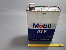 ancien Bidon d’huile deco garage voiture ancienne 2 litres de marque MOBIL ATF comprar usado  Enviando para Brazil