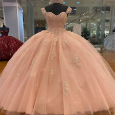 Sweetheart Quinceanera Dress Blush Pink Beaded Sweet 16 Party Dress Prom Gowns for sale  Shipping to South Africa