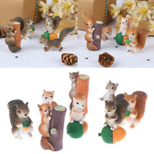 Pcs squirrel figurines for sale  Shipping to Ireland