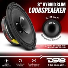 DS18 8" Mid-Range Shallow Slim Loudspeaker Built in Driver Speaker PRO-HY8.4MSL for sale  Shipping to South Africa