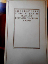 Shakespeare éditions cluny d'occasion  Thann