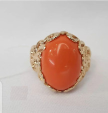 Natural coral ring for sale  Shipping to Ireland